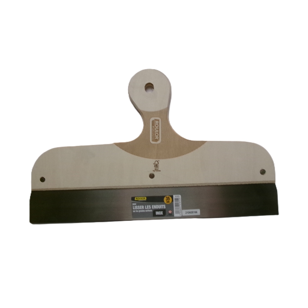 Couteau à enduit projeté PRO 35 cm manche bois FSC - ROULOR - 101815