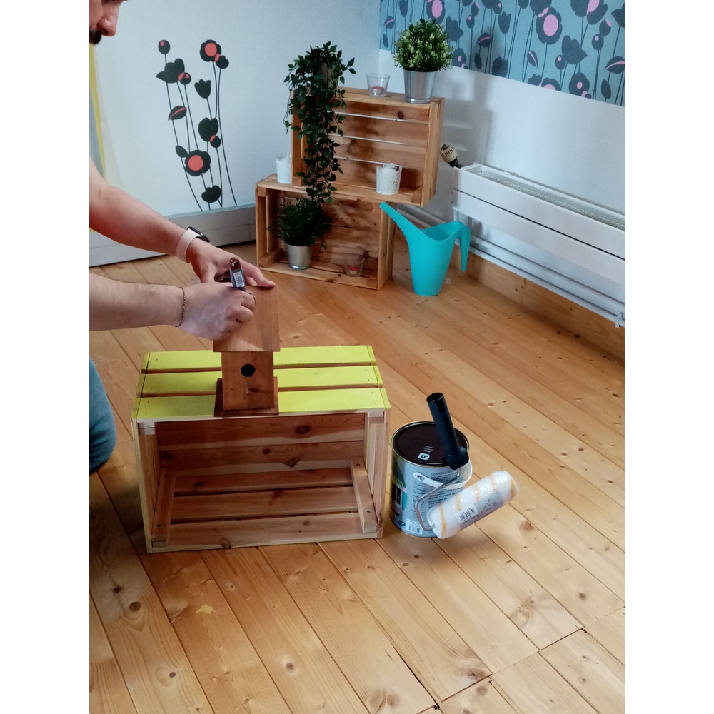 Brosse plate traitement des bois n°40 en Fillpro manche bi-matière Soft Touch - NESPOLI - 10302 40