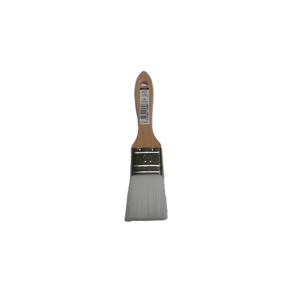 Brosse plate à lessiver et à dégraisser n°30 manche bois - NESPOLI - 1172 30