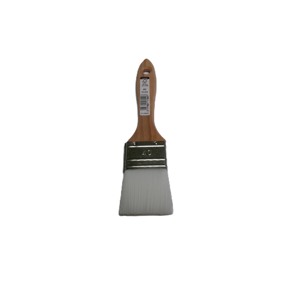 Brosse plate à lessiver et à dégraisser n°40 manche bois - NESPOLI - 1172 40