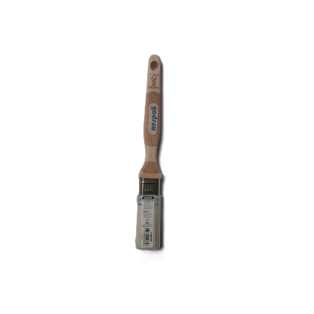 Brosse plate n°25 en Fillpro manche bois FSC avec Fresh Box - NESPOLI - 1740125