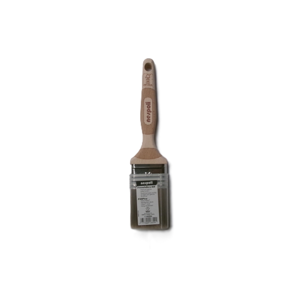 Brosse plate spécial vernis & lasure n°50 en Fillpro manche bois - NESPOLI - 1740250
