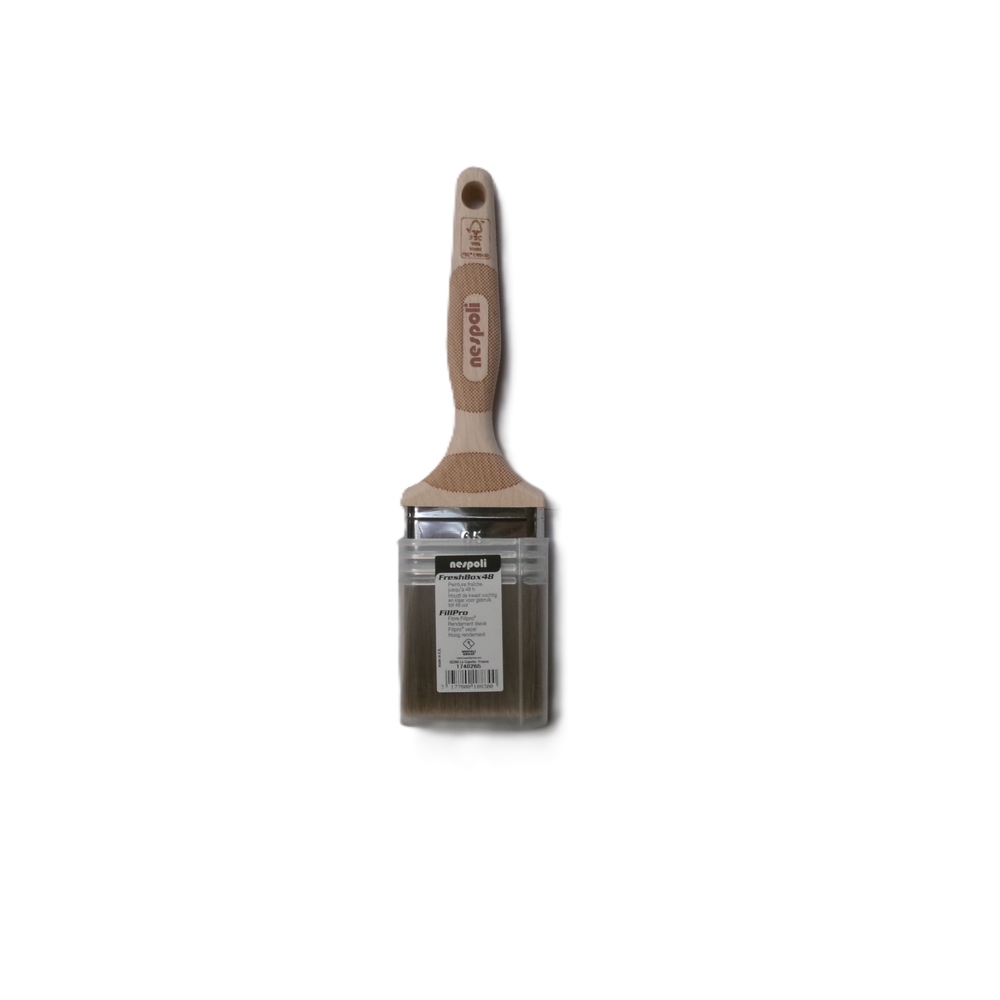 Brosse plate spécial vernis & lasure n°65 en Fillpro manche bois - NESPOLI - 1740265