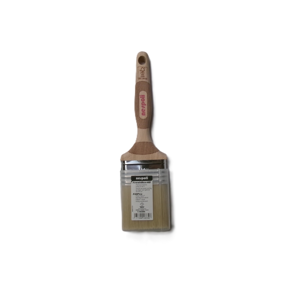 Brosse plate Tradition n°65 en Fillpro manche bois - NESPOLI - 1740365