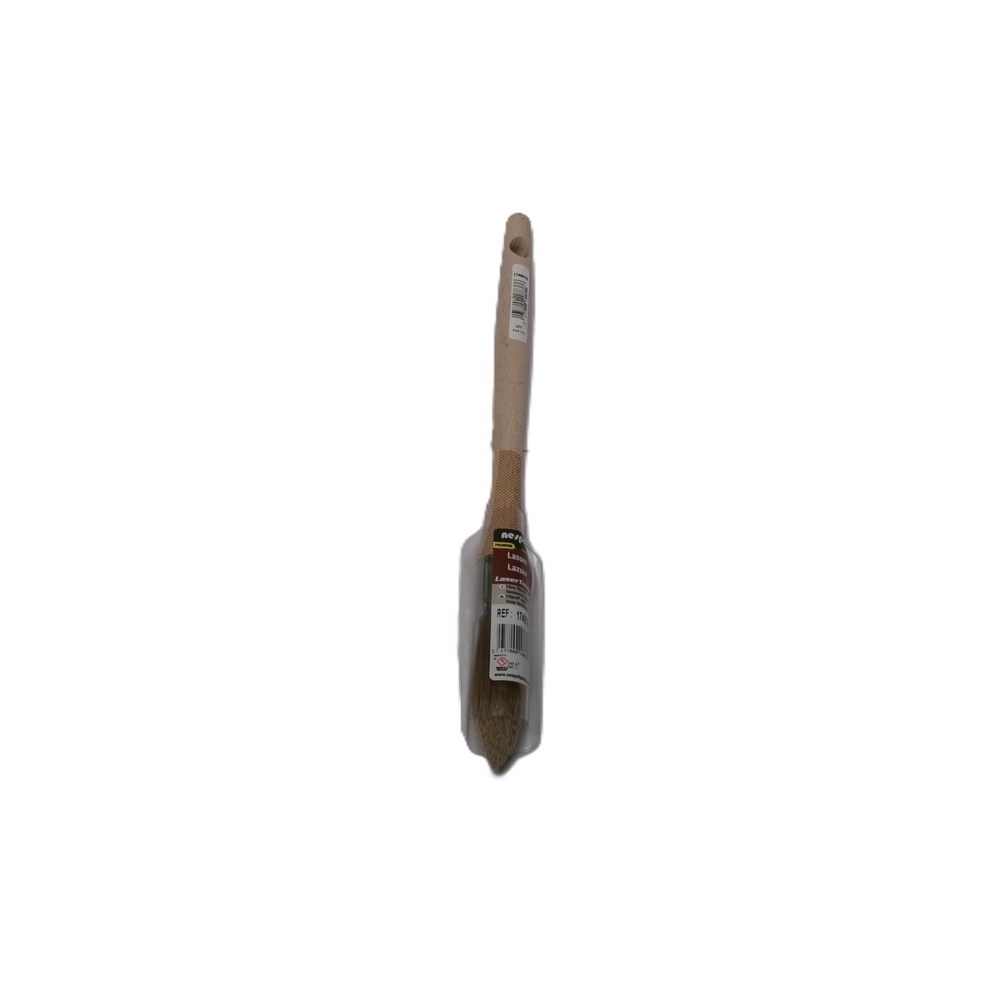 Brosse à réchampir spécial vernis & lasure n°3/0 en Fillpro manche bois - NESPOLI - 1740515