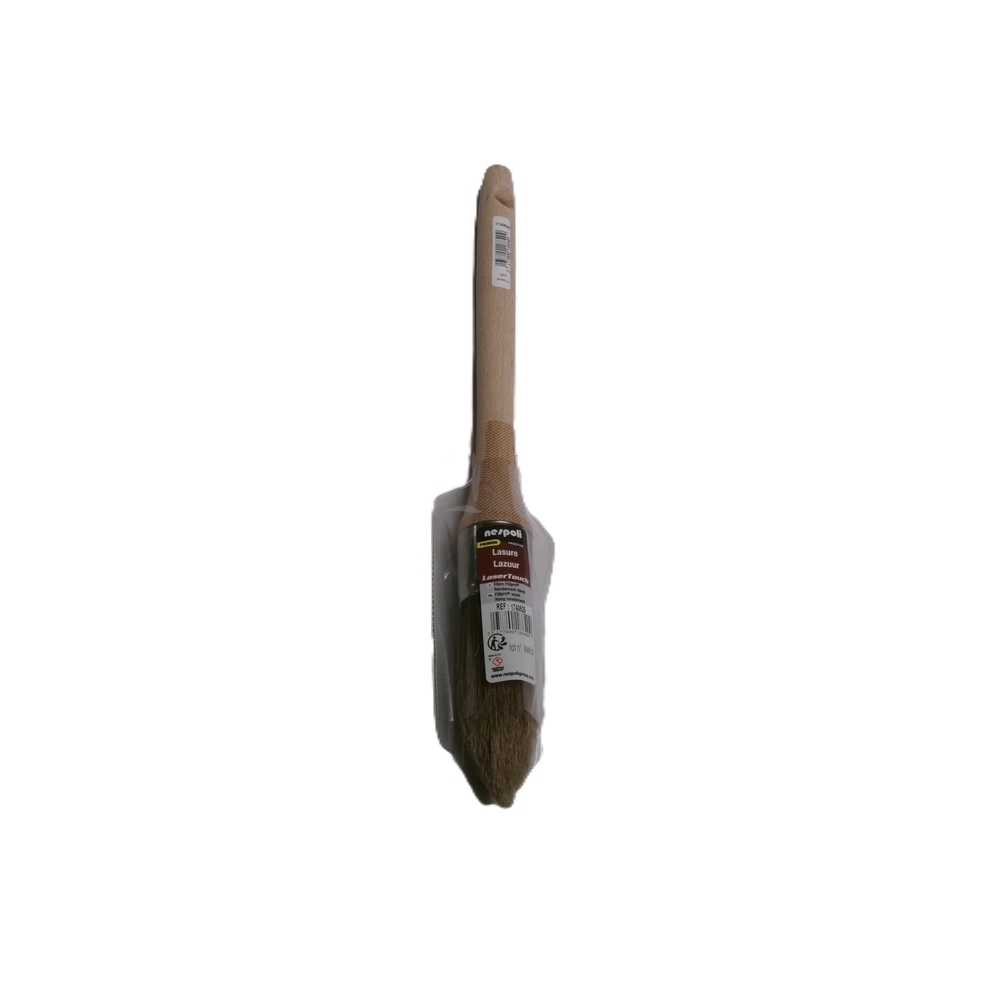 Brosse à réchampir spécial vernis & lasure n°4 en Fillpro manche bois - NESPOLI - 1740525