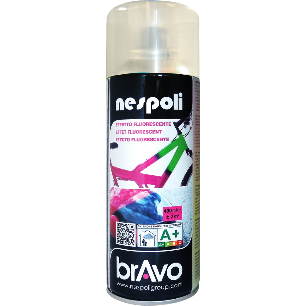 Aérosol de sous couche pour peinture acrylique fluorescente 400 ml - NESPOLI - 180507