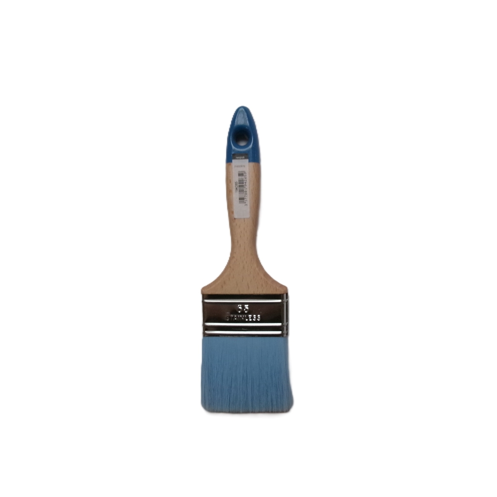 Brosse plate moyenne spécial arcylique n°65 en Fillpro manche bois - NESPOLI - 194265