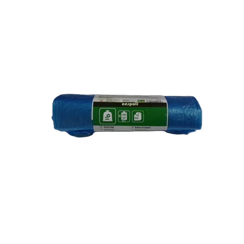 10 sacs pour poubelle usage extérieur 120 litres - NESPOLI - 194458
