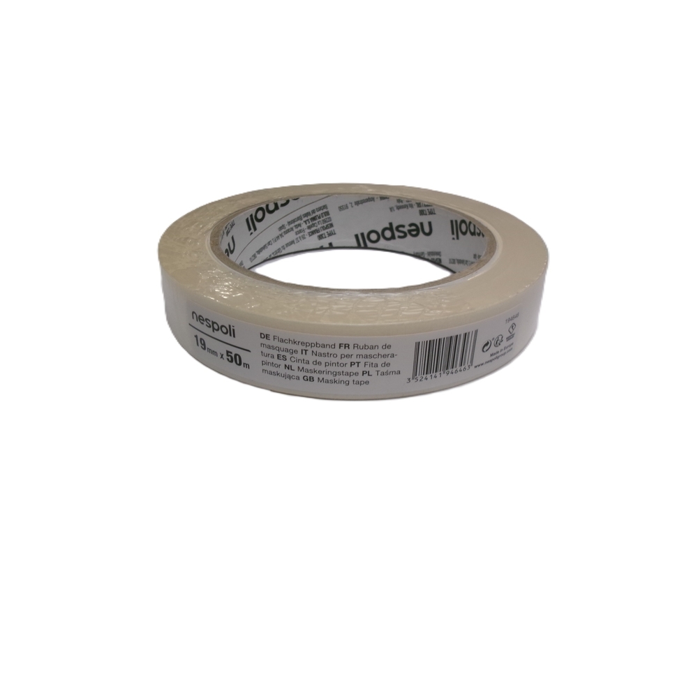 Ruban de masquage Hot Melt L.19m x l.50mm - NESPOLI - 194646