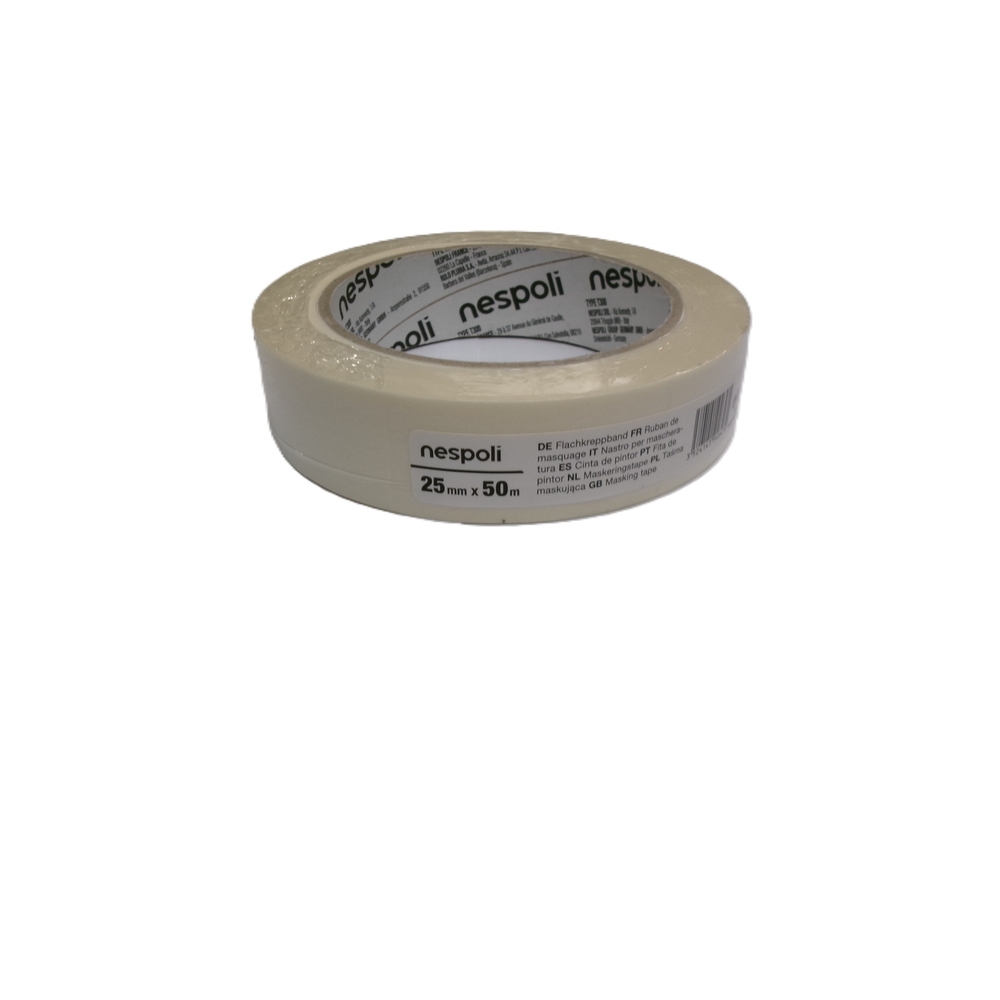 Ruban de masquage Hot Melt L.25m x l.50mm - NESPOLI - 194647