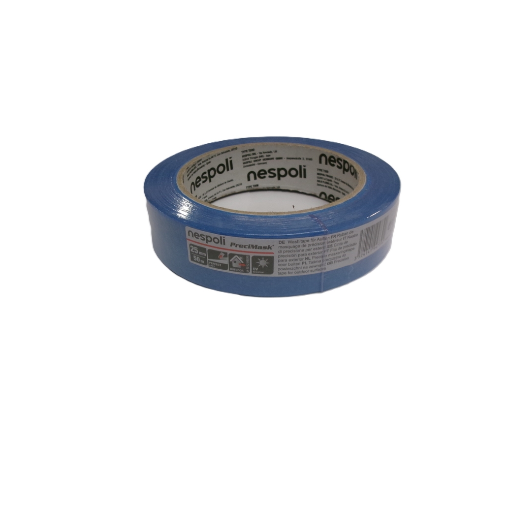 Ruban de masquage de précision PRECIMASK L.25m x l.50mm - NESPOLI - 194739
