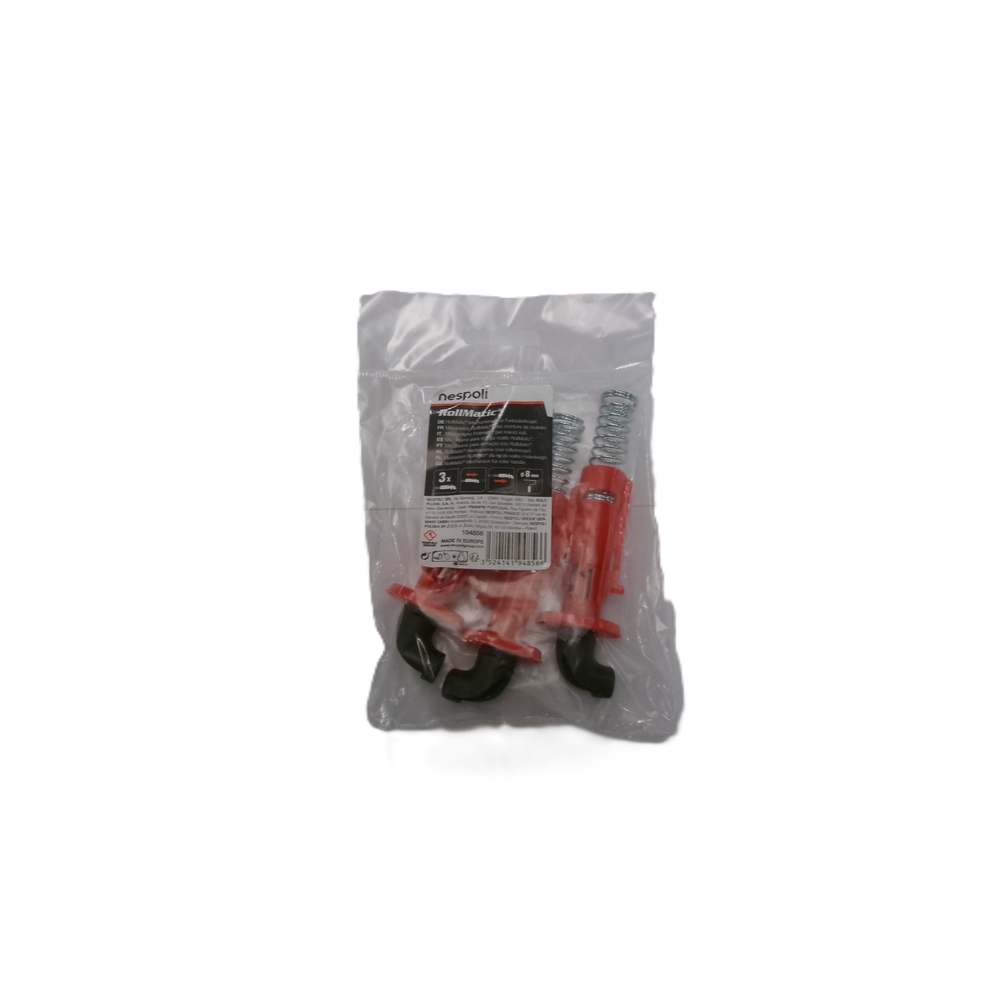 Sachet 3 clips ROLLMATIC pour rouleau de 180 mm - NESPOLI - 194856