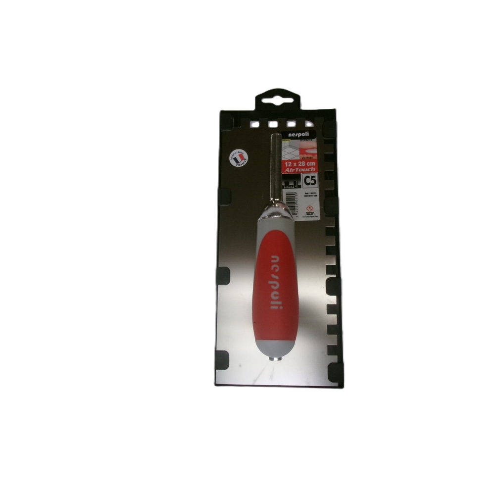 Platoir à colle Confort inox 12x28cm manche Air Touch - NESPOLI - 195113