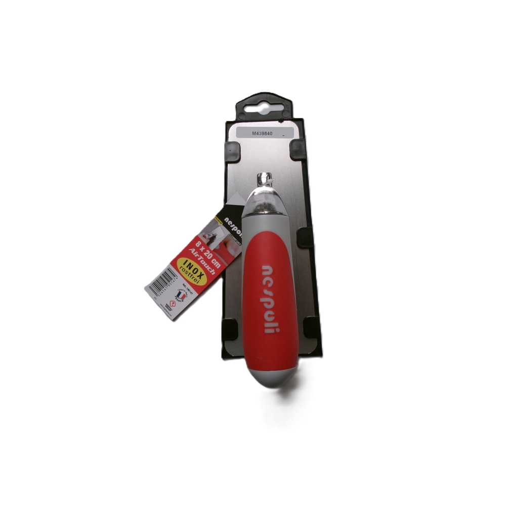 Platoir décor trapèze Confort 8x20cm inox manche Air Touch - NESPOLI - 195147