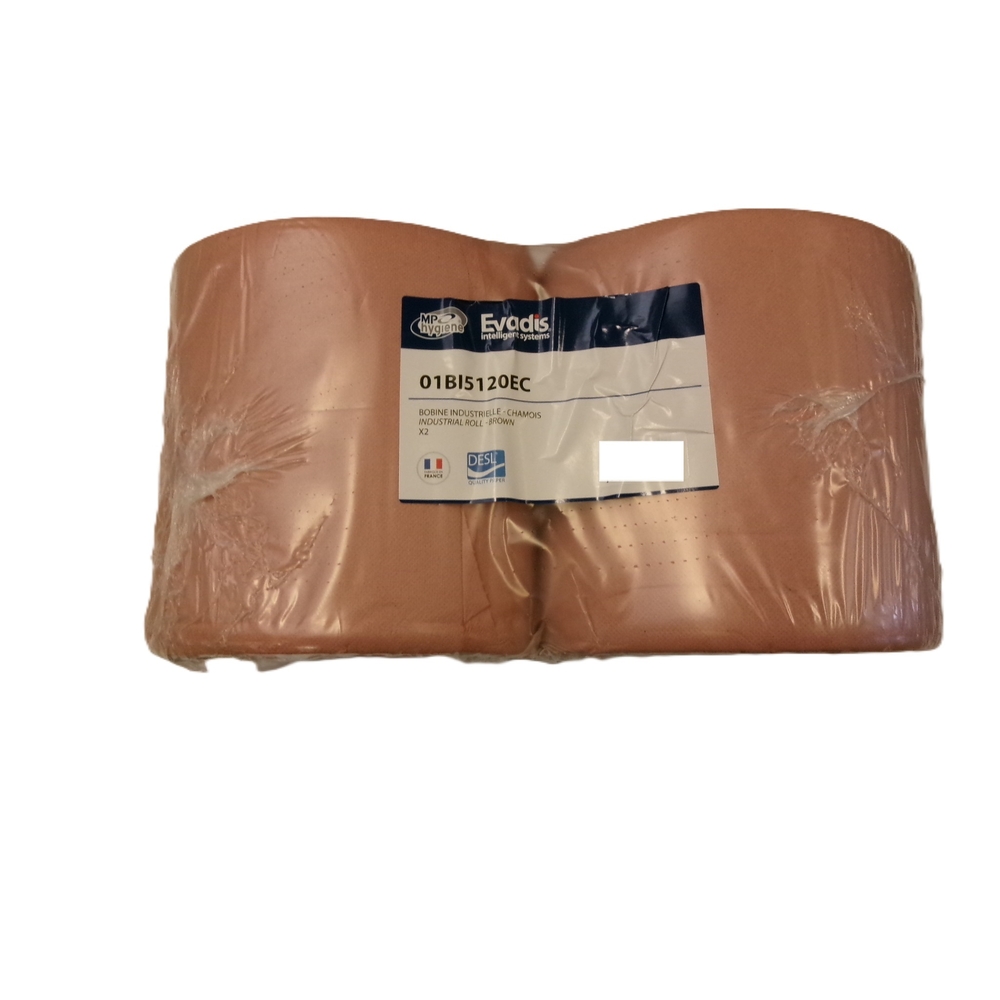 2 Bobines d'essuyage multi-usage chamois 800 feuilles - NESPOLI - 195393