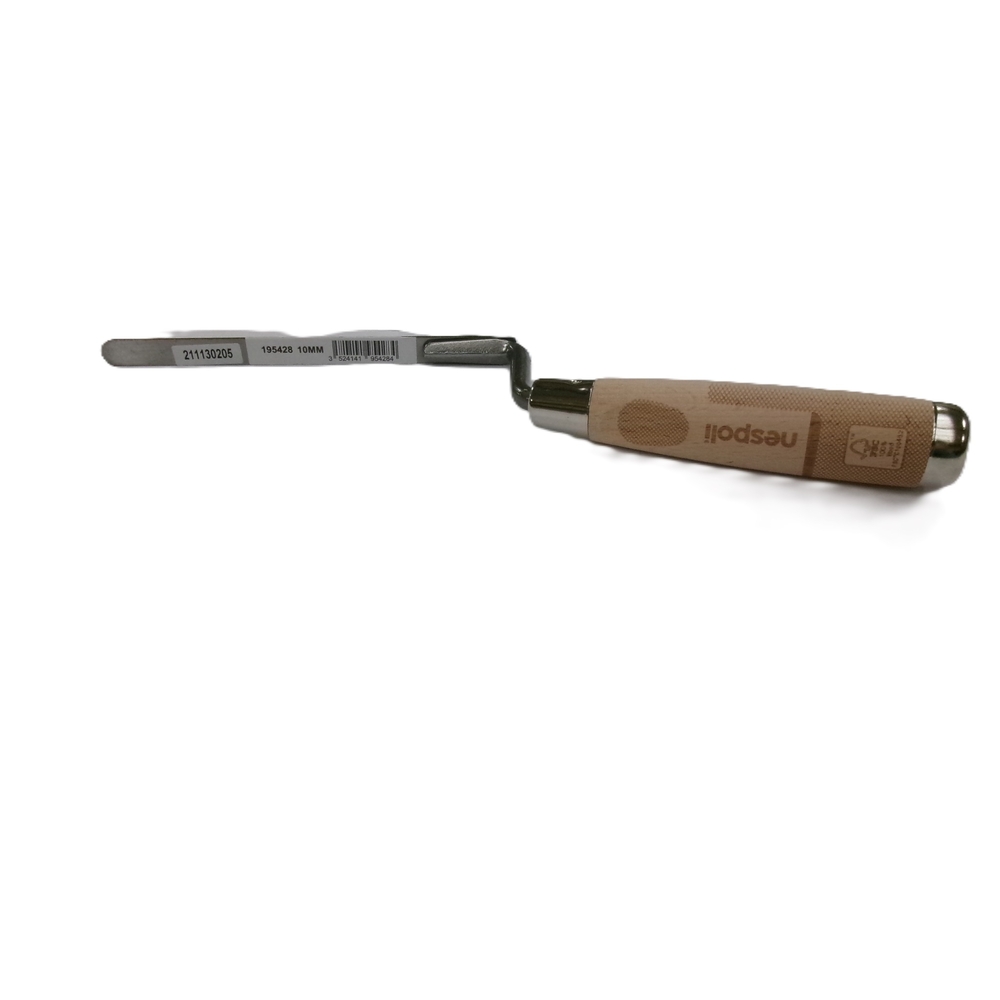 Truelle à joint Prestige plat taille 10 manche bois FSC - NESPOLI - 195428
