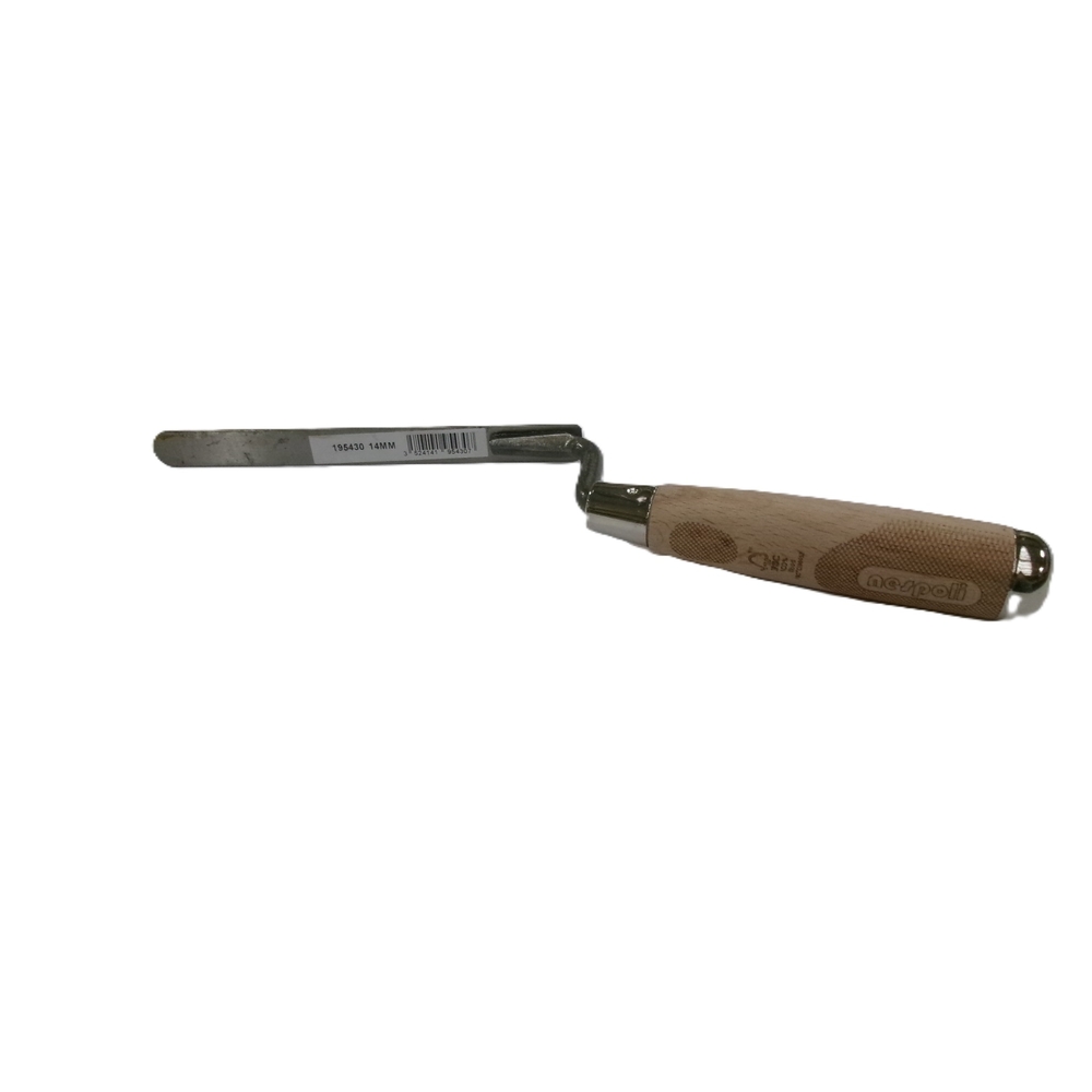 Truelle à joint Prestige plat taille 14 manche bois FSC - NESPOLI - 195430