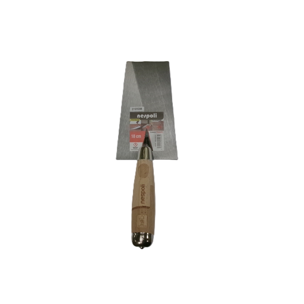 Truelle carrée Prestige 18cm manche bois FSC - NESPOLI - 195493