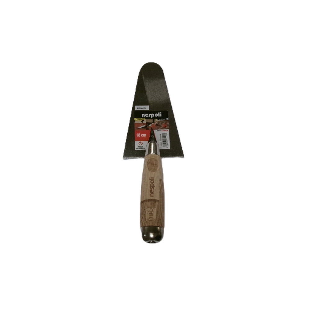 Truelle ronde Prestige 18cm manche bois FSC - NESPOLI - 195509