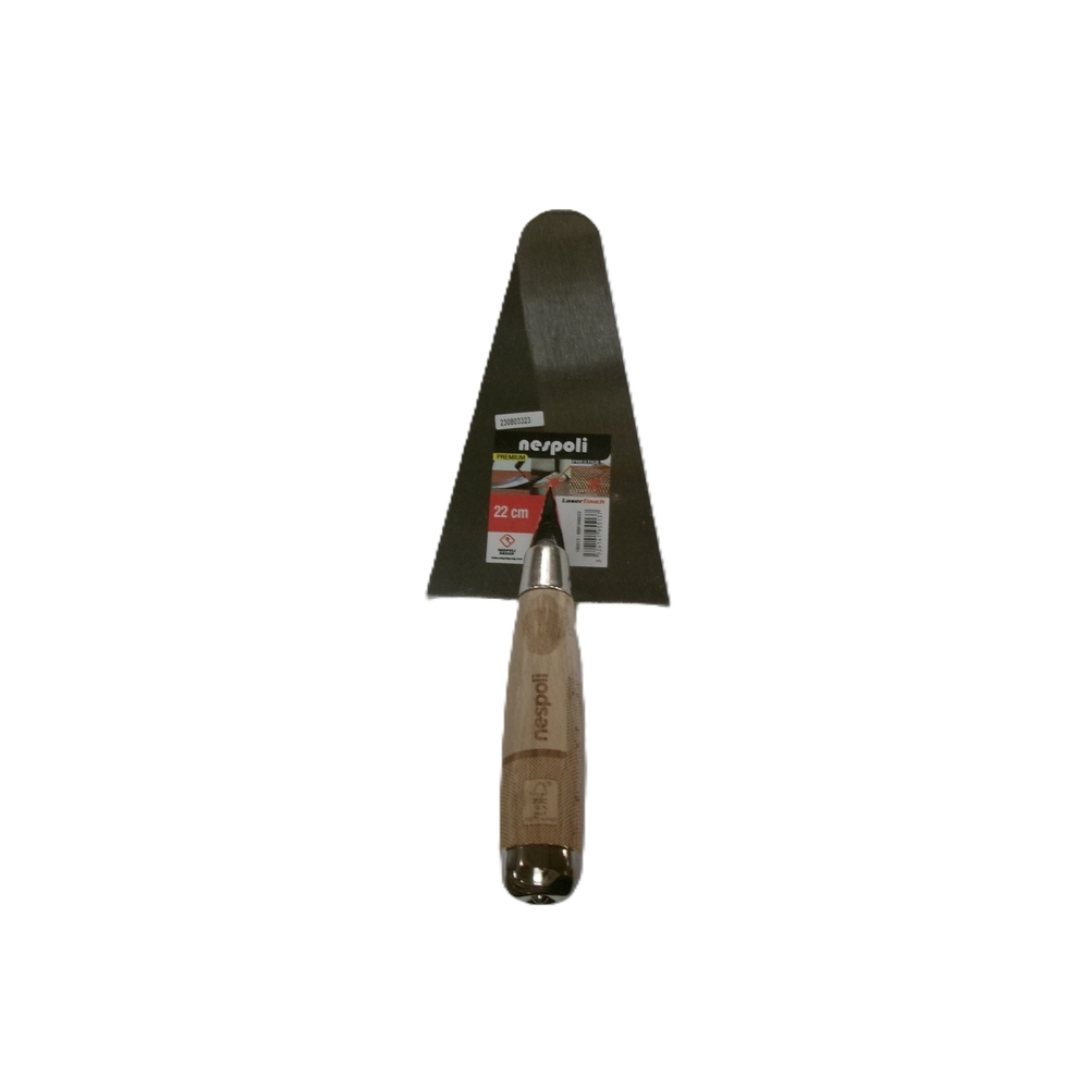 Truelle ronde Prestige 22cm manche bois FSC - NESPOLI - 195513