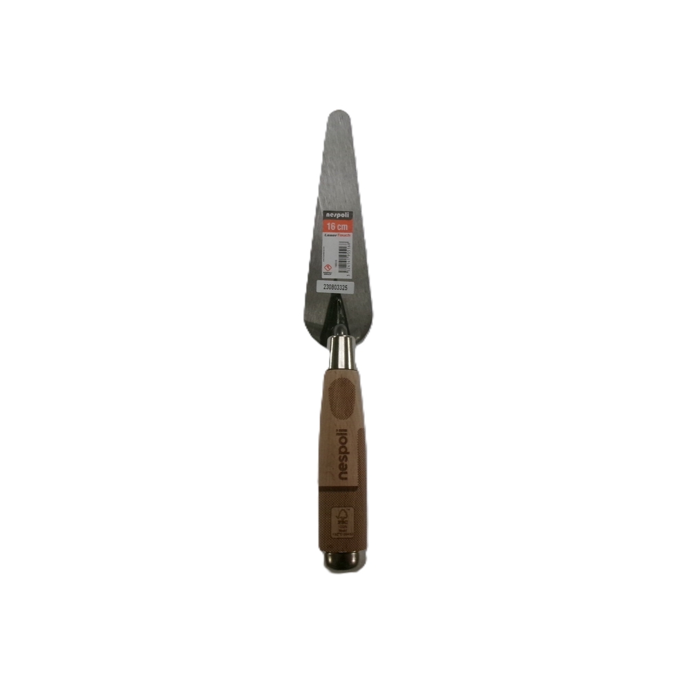 Truelle langue de chat Prestige 16cm manche bois FSC - NESPOLI - 195516