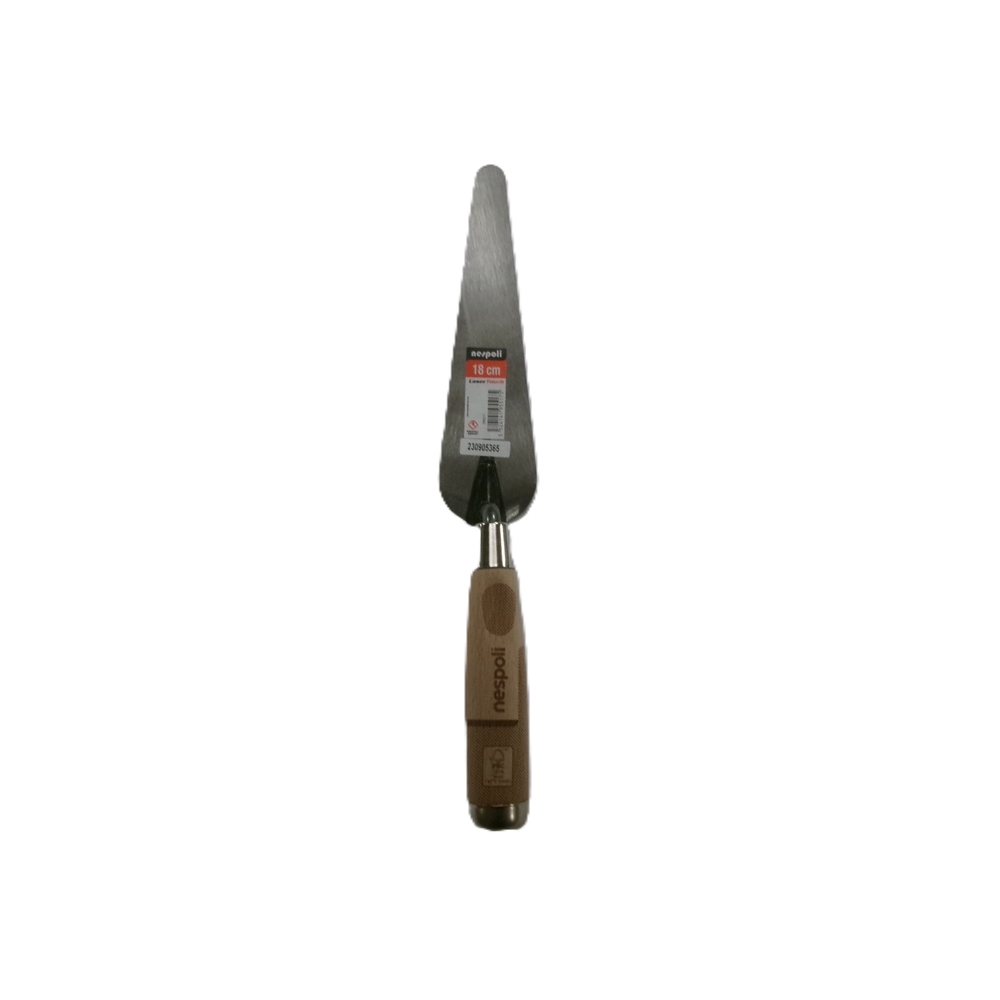 Truelle langue de chat Prestige 18cm manche bois FSC - NESPOLI - 195517