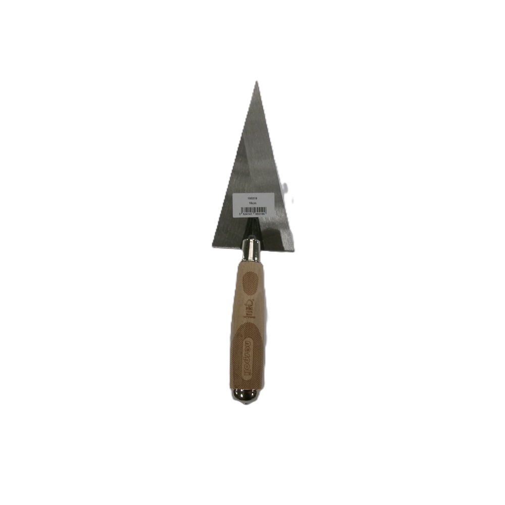 Truelle triangulaire Prestige 16cm manche bois FSC - NESPOLI - 195519