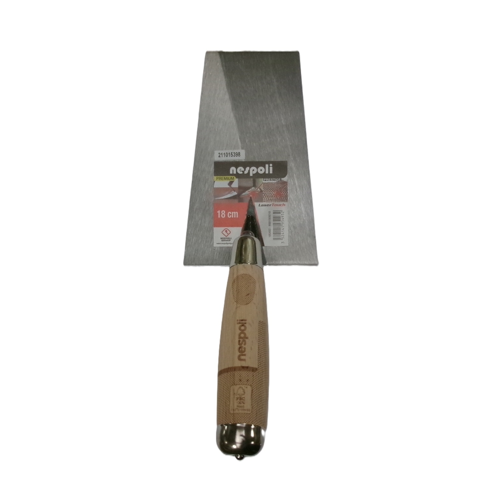 Truelle carrée 16cm manche FSC - NESPOLI - 195530