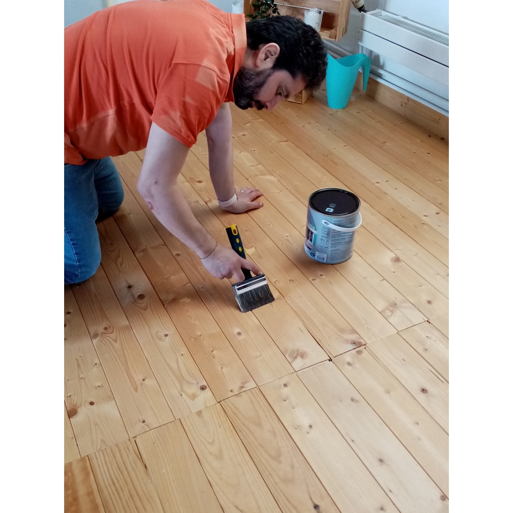 Brosse rectangulaire traitement des bois 120 mm - NESPOLI - 198212