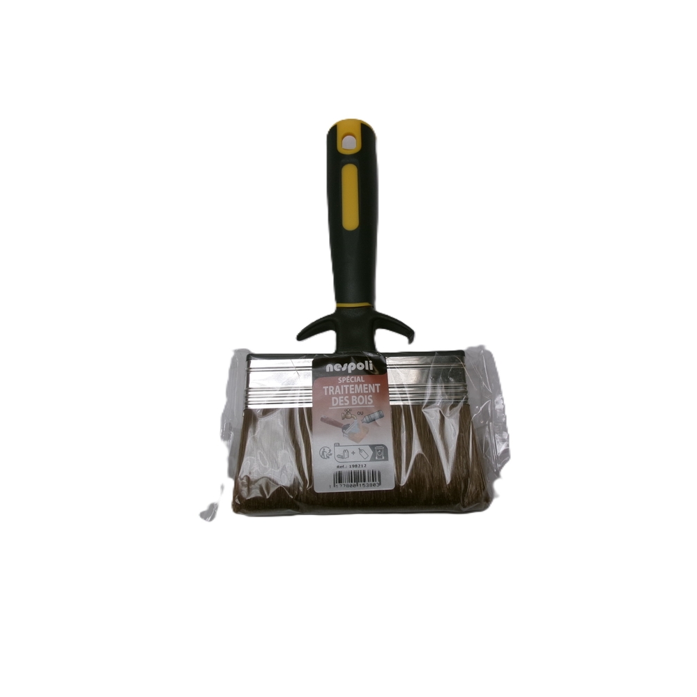 Brosse rectangulaire traitement des bois 120 mm - NESPOLI - 198212