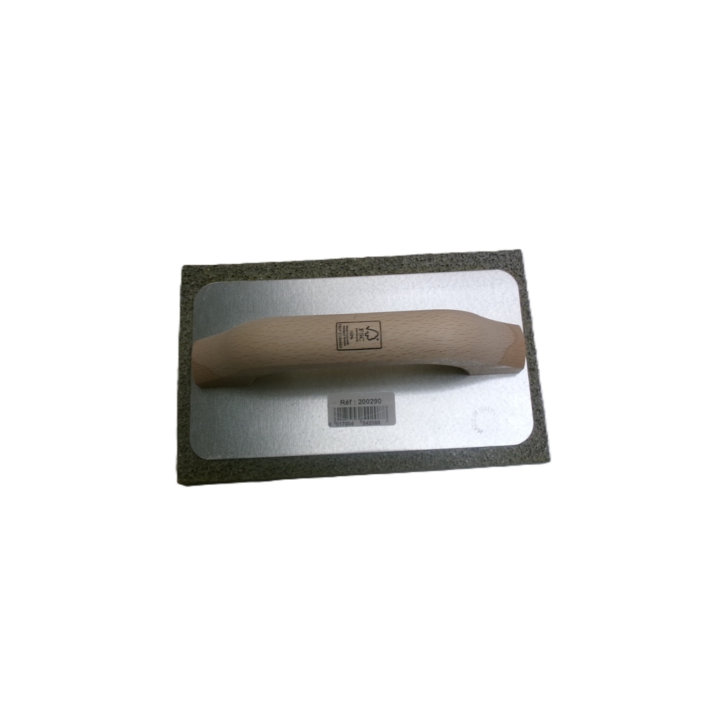 Taloche lissoir mousse 14x21cm manche FSC - NESPOLI - 200290