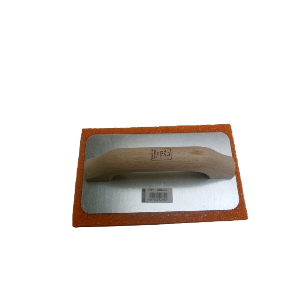 Taloche lissoir mousse 14x21cm manche FSC - NESPOLI - 200300