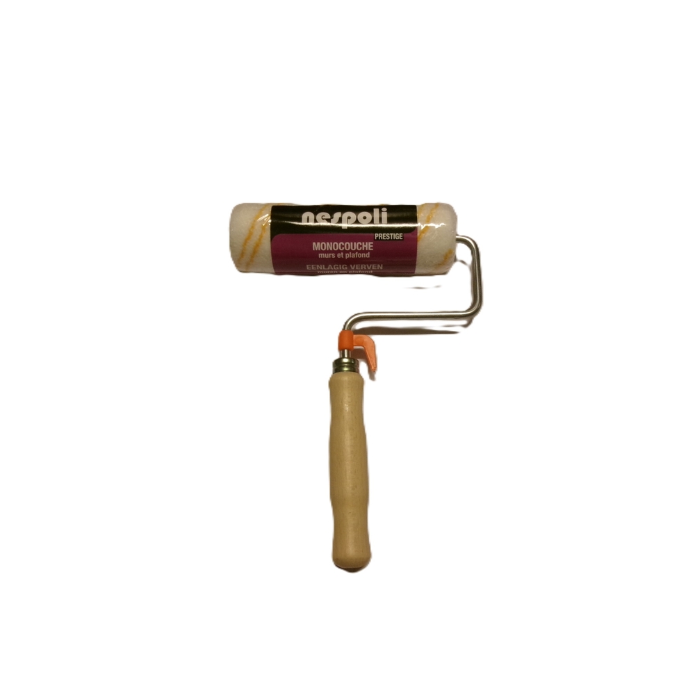 Rouleau peinture monocouche 180 mm manche bois FSC - NESPOLI - 20062180