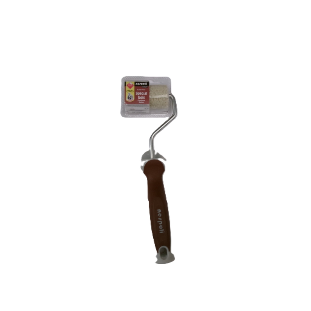 Mini rouleau Teflon spécial bois et produits fluides 60 mm - NESPOLI - 20168060
