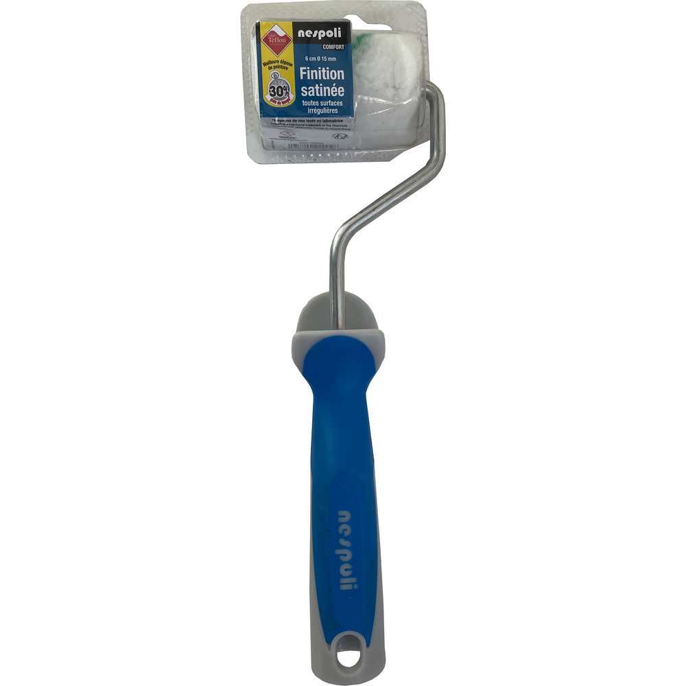 Mini rouleau Teflon finition satinée pour surfaces irrégulières 60 mm - NESPOLI - 20179060
