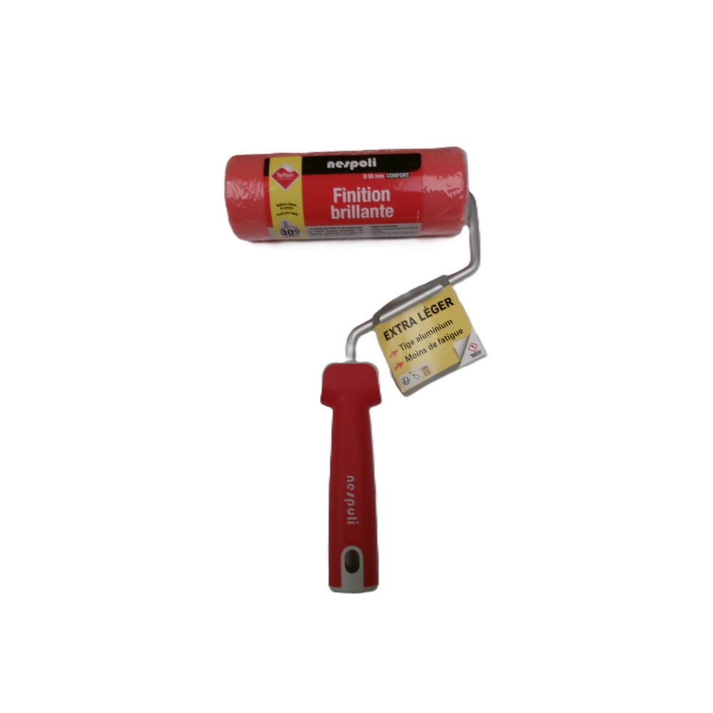 Rouleau Teflon finition brillante pour surfaces lisses 180 mm - NESPOLI - 20258180