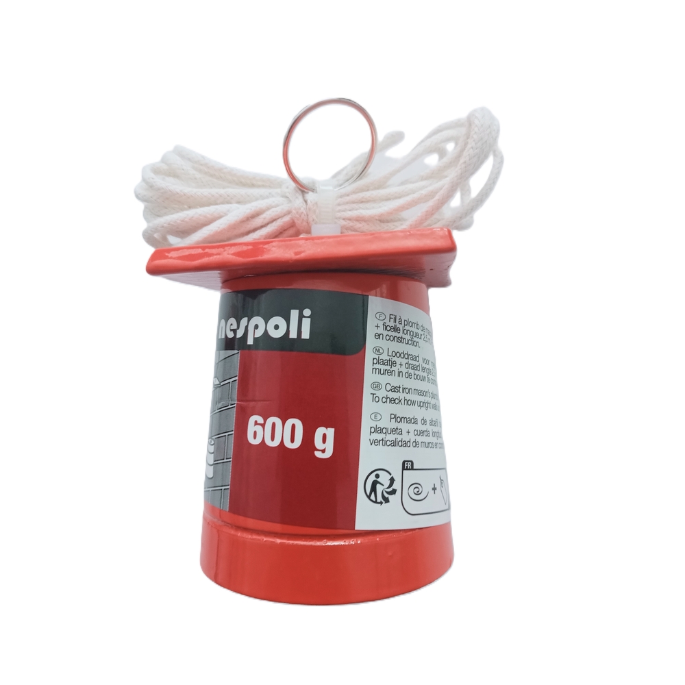 Fil à plomb de maçon 800gr - NESPOLI - 203133
