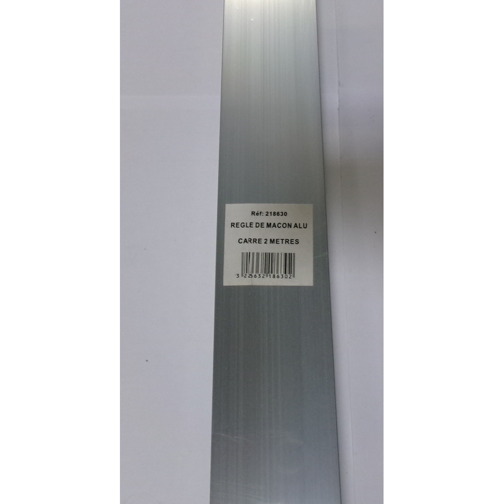 Règle aluminium carrée 2m - NESPOLI - 218630
