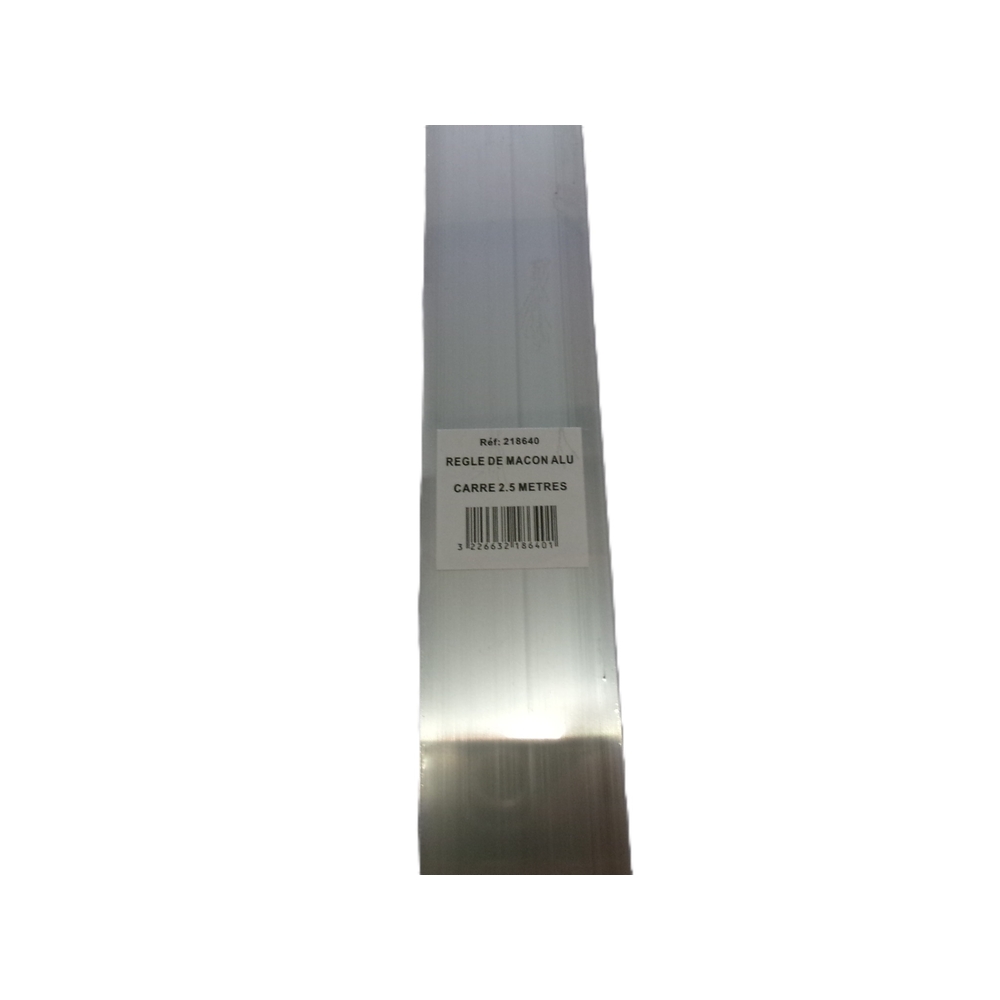 Règle aluminium carrée 2,50m - NESPOLI - 218640