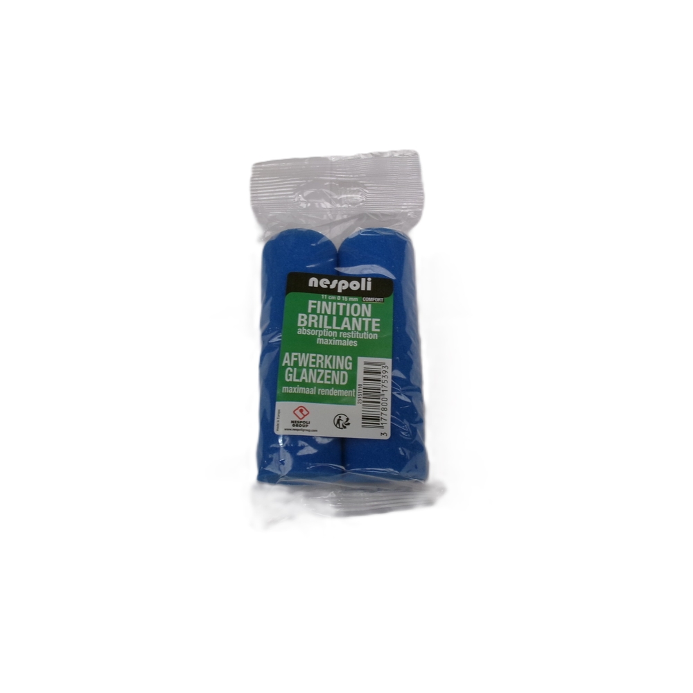 Lot de 2 mini-manchons finition brillante 110 mm - NESPOLI - 25151110