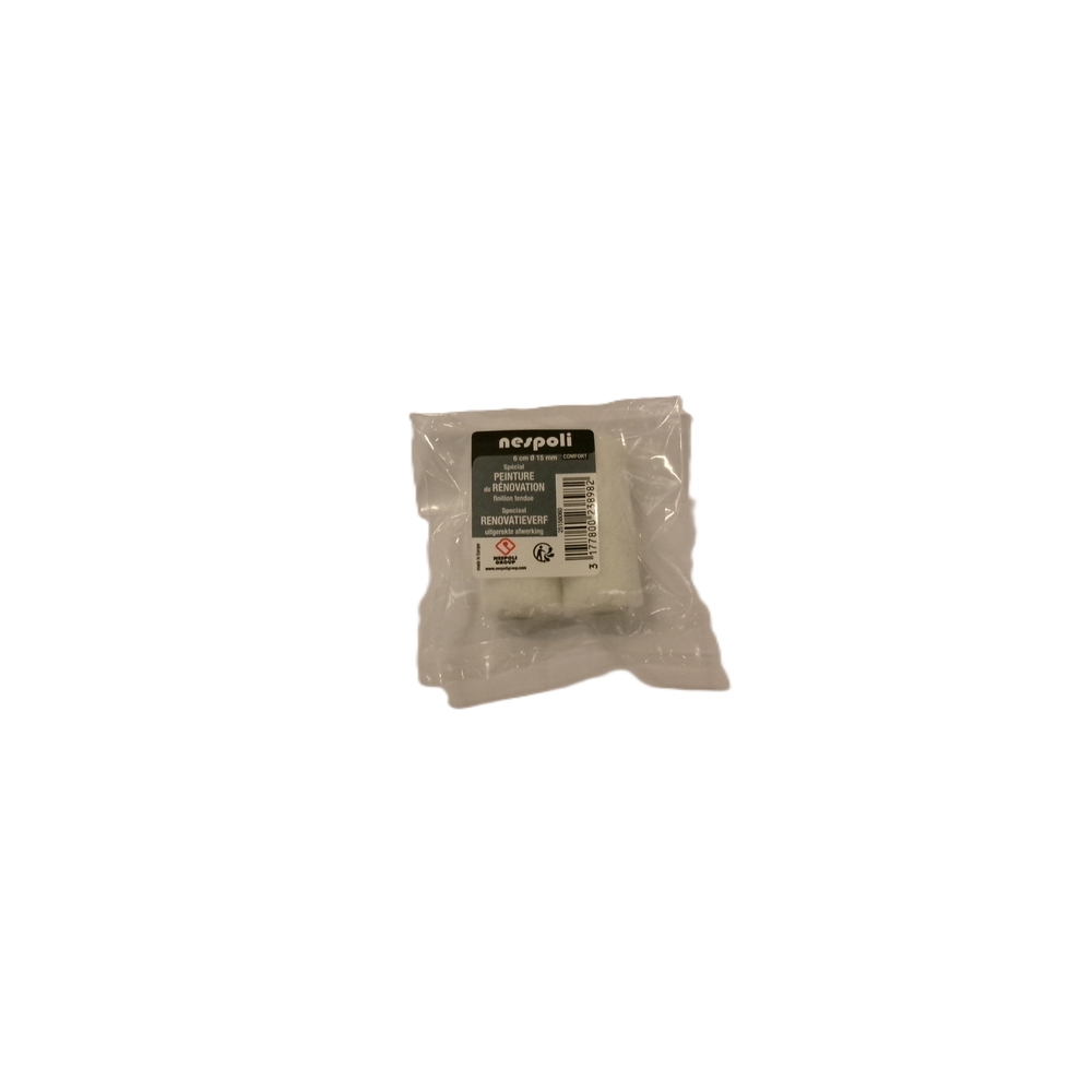 Lot de 2 mini-manchons spécial peinture de Rénovation 60 mm - NESPOLI - 25156060
