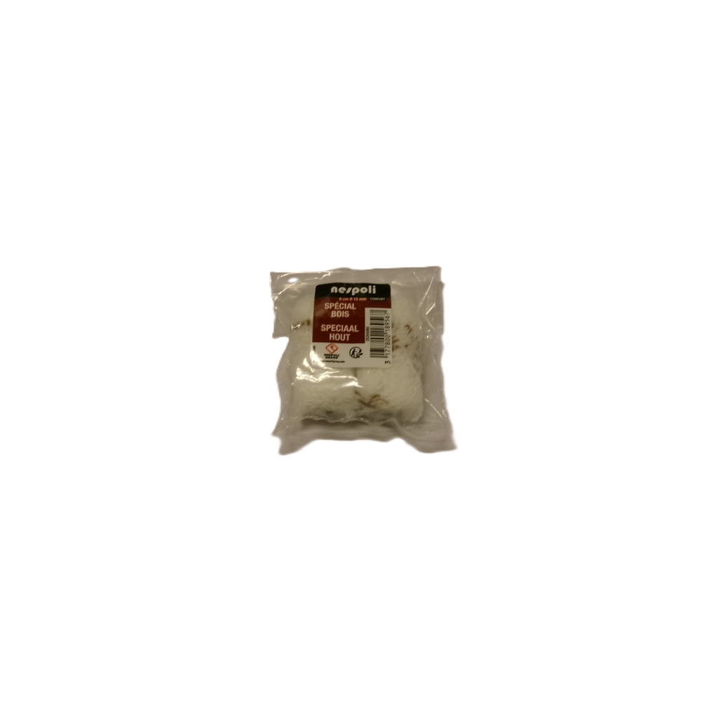 Lot de 2 mini-manchons spécial bois et produits fluides 60 mm - NESPOLI - 25264060