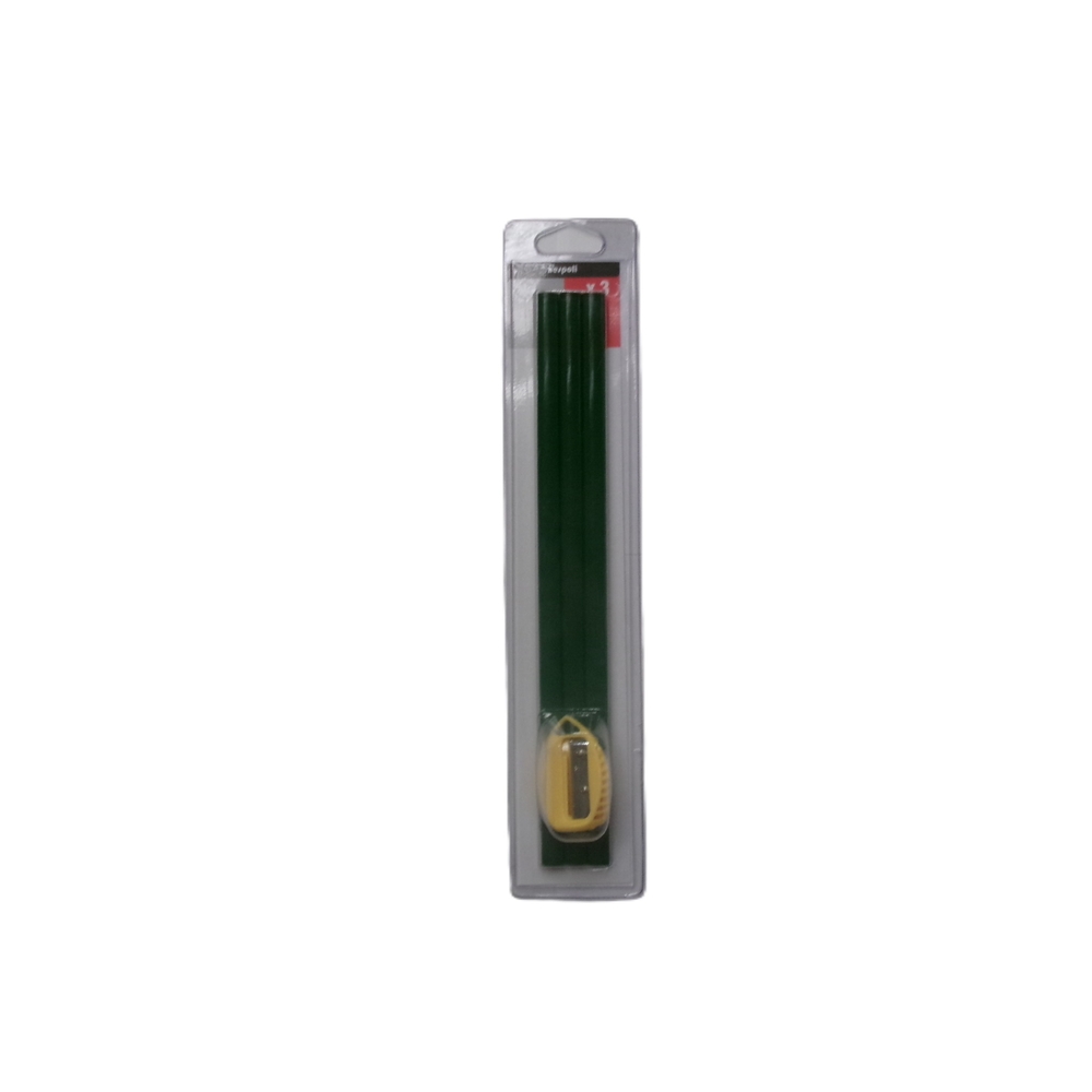 Lot de 3 crayons de tailleur de pierre + taille crayon - NESPOLI - 258692