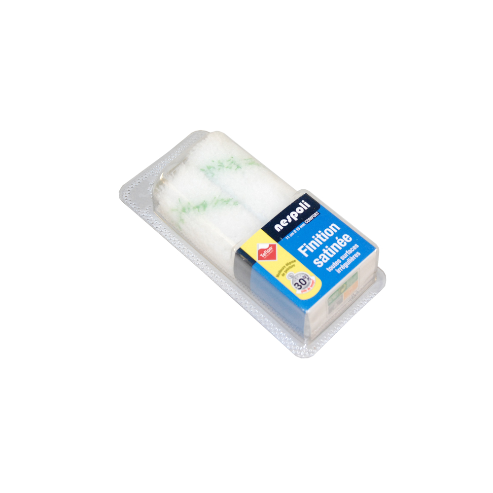 Lot de 2 mini-manchons Teflon finition satinée pour surfaces irrégulières 110 mm - NESPOLI - 26179110