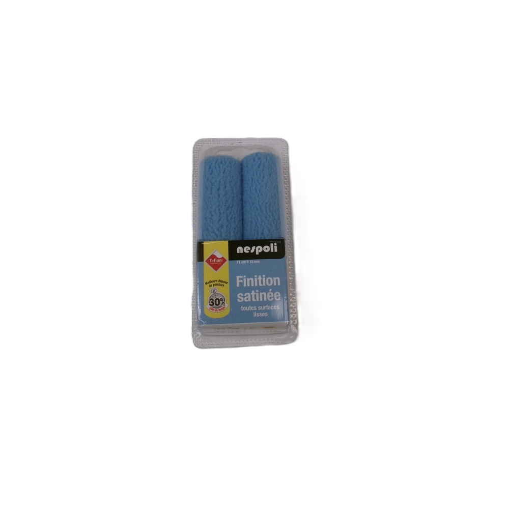 Lot de 2 mini-manchons Teflon finition satinée pour surfaces lisses 110 mm - NESPOLI - 27164110