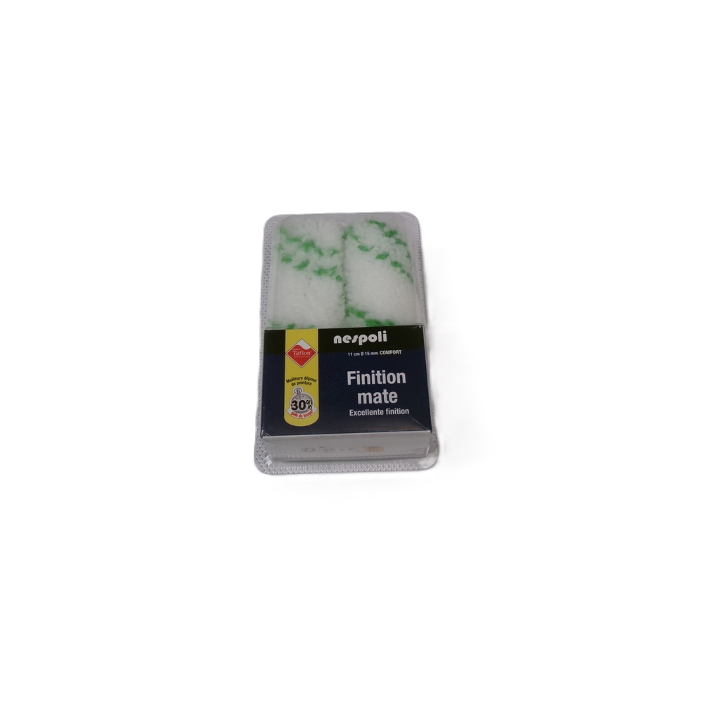 Lot de 2 mini-manchons Teflon finition mate pour surfaces régulières 110 mm - NESPOLI - 27166110