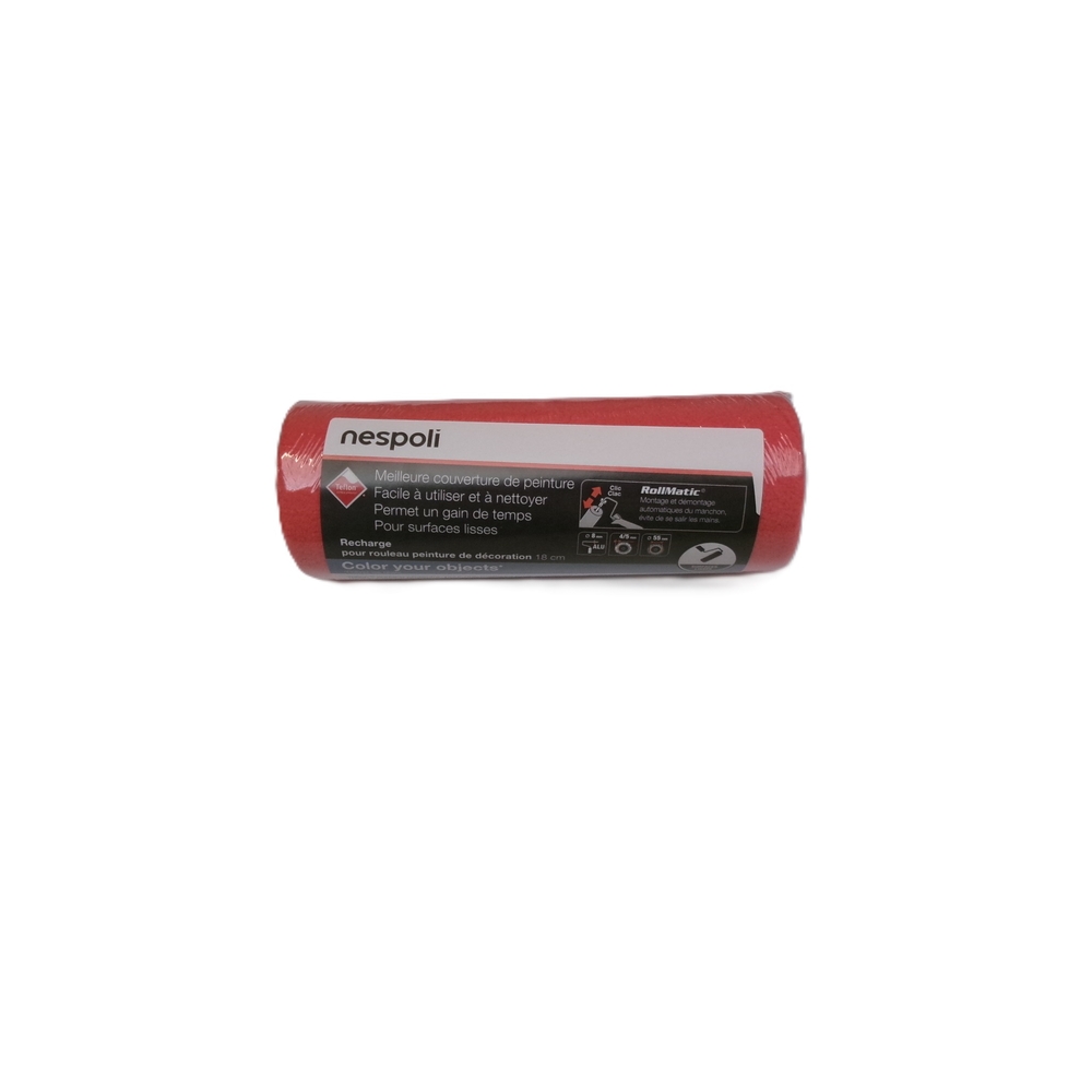 Manchon Rollmatic pour surfaces lisses 180 mm - NESPOLI - 27210180