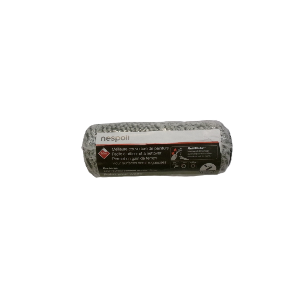 Manchon Rollmatic pour murs et plafonds surfaces peu rugueuses 180 mm - NESPOLI - 27212180
