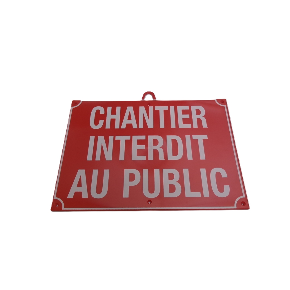 Panneau de signalisation Chantier interdit au public - NESPOLI - 278760